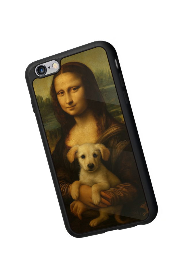 iPhone 6s Plus Uyumlu Monalisa Tasarımlı Glossy Premium Kılıf