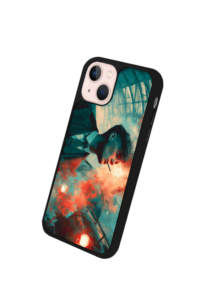 iPhone 15 Plus Uyumlu Peaky Blinders Tasarımlı Glossy Premium Kılıf