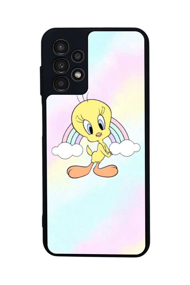 Samsung Galaxy A23 Uyumlu Tweety Tasarımlı Glossy Premium Kılıf