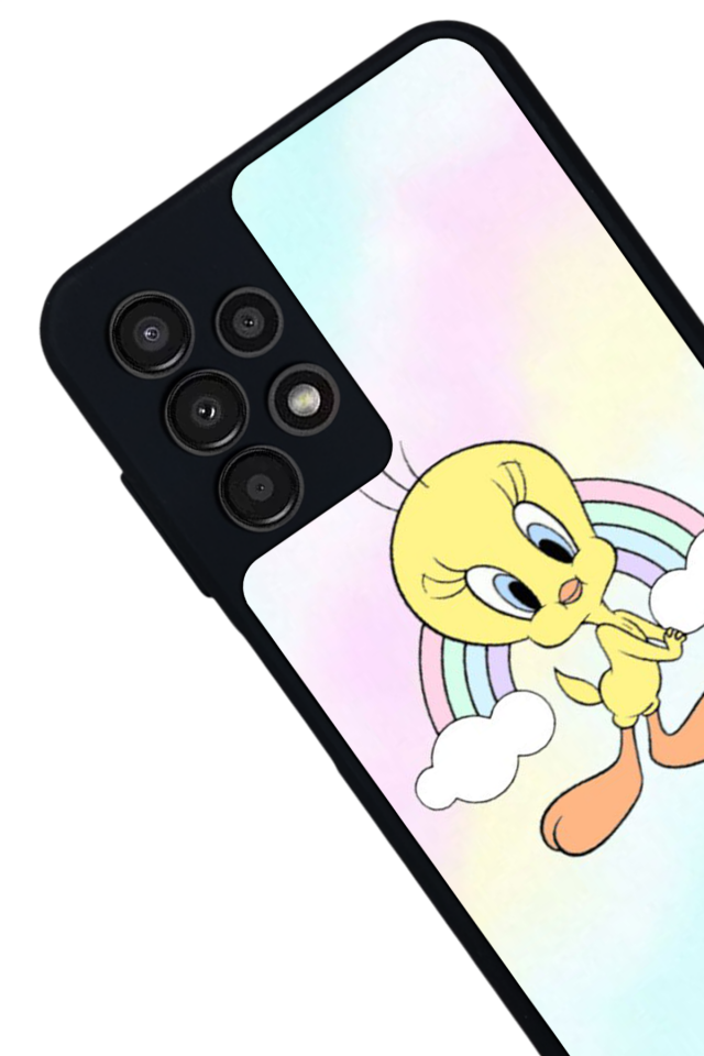 Samsung Galaxy A23 Uyumlu Tweety Tasarımlı Glossy Premium Kılıf