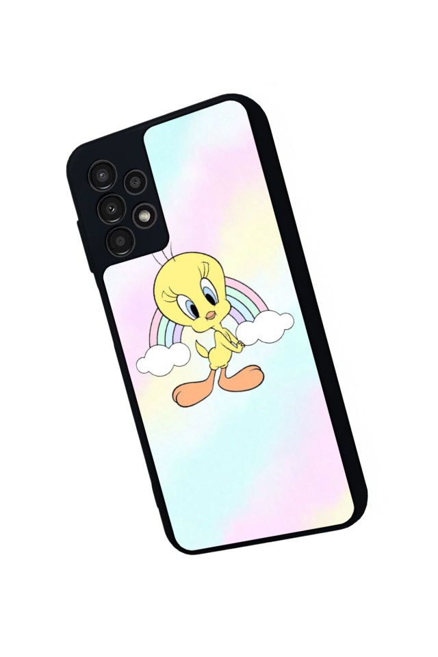 Samsung Galaxy A23 Uyumlu Tweety Tasarımlı Glossy Premium Kılıf