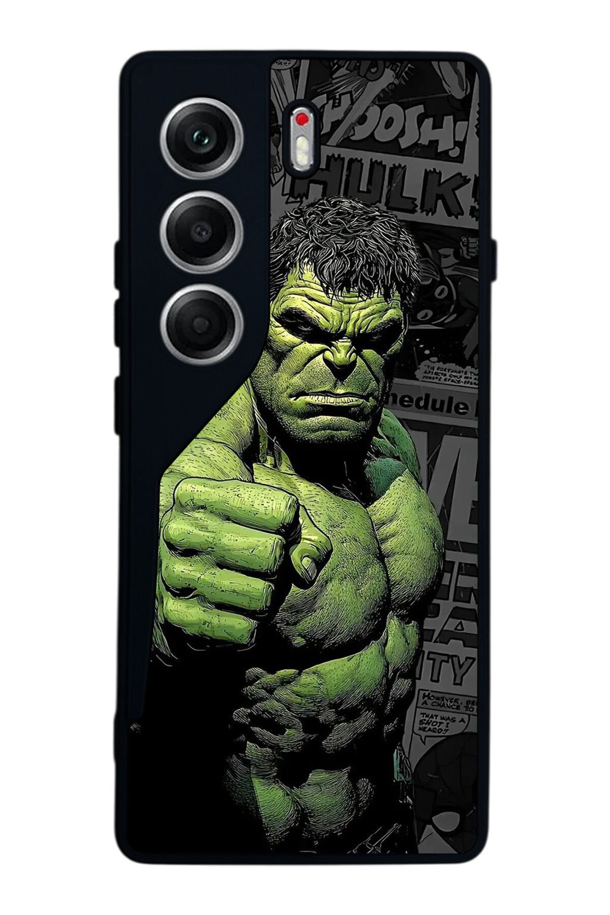 Tecno Camon 40 Uyumlu Hulk Tasarımlı Glossy Premium Kılıf