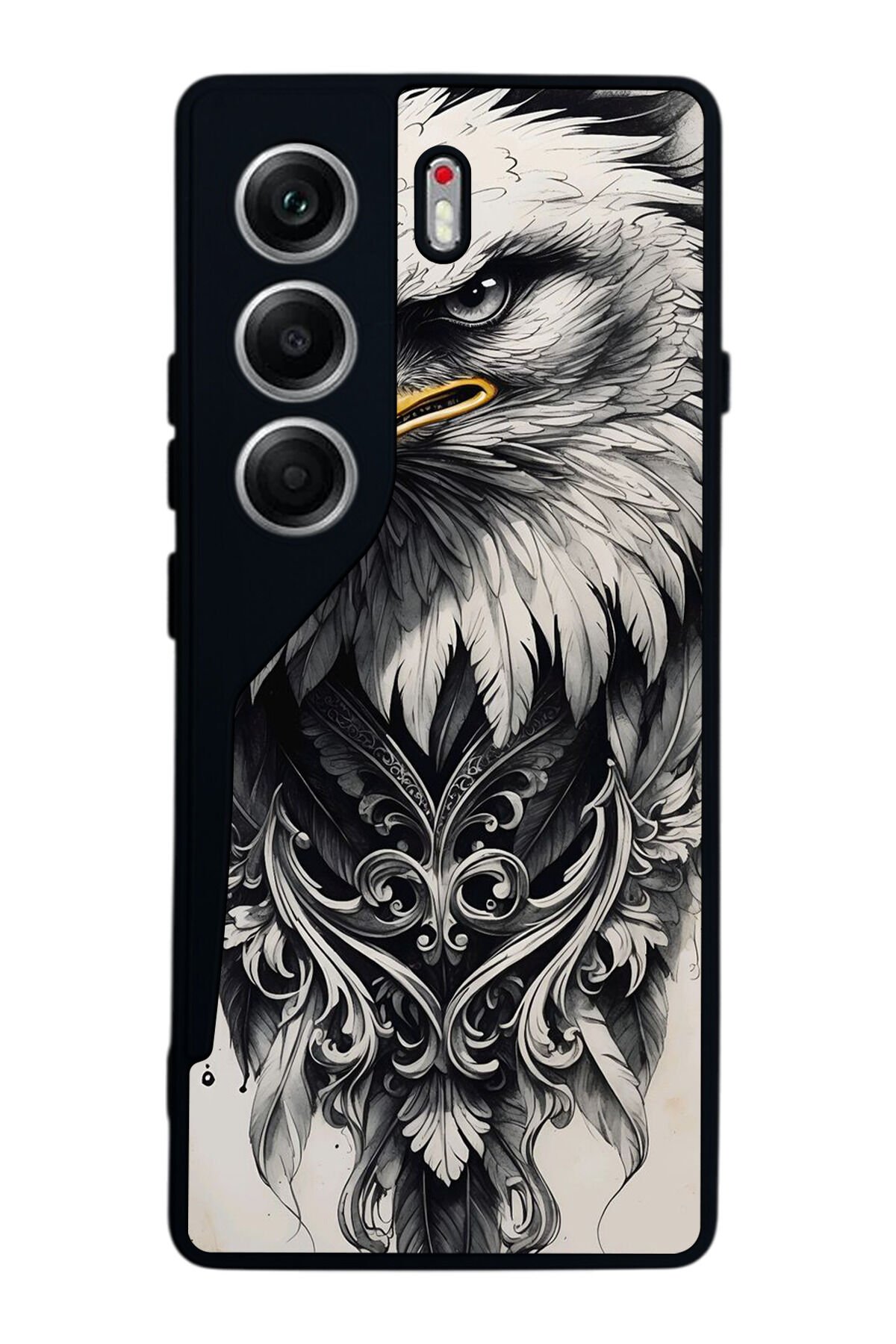 Tecno Camon 40 Uyumlu Besiktas Tasarımlı Glossy Premium Kılıf