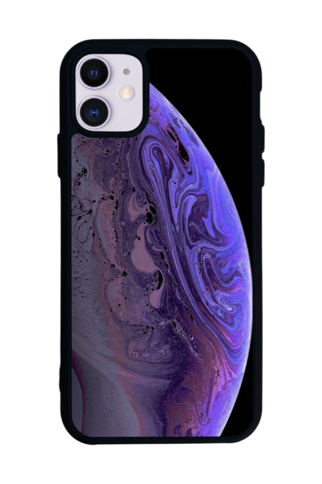 iPhone 11 Uyumlu Ay Tasarımlı Glossy Premium Kılıf