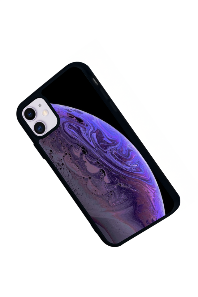 iPhone 11 Uyumlu Ay Tasarımlı Glossy Premium Kılıf