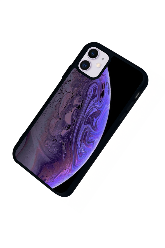 iPhone 11 Uyumlu Ay Tasarımlı Glossy Premium Kılıf