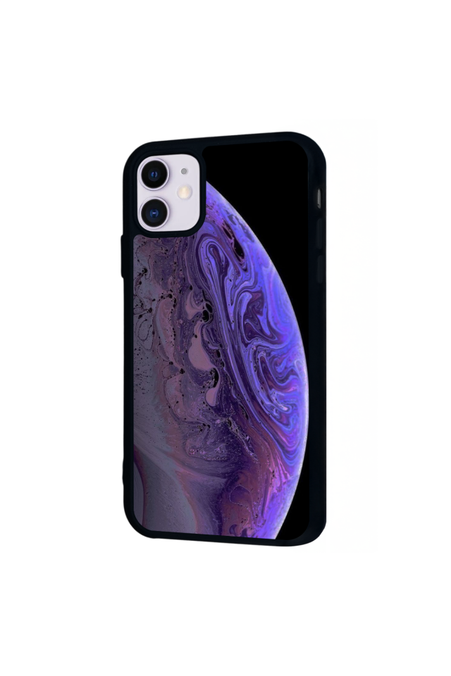 iPhone 11 Uyumlu Ay Tasarımlı Glossy Premium Kılıf