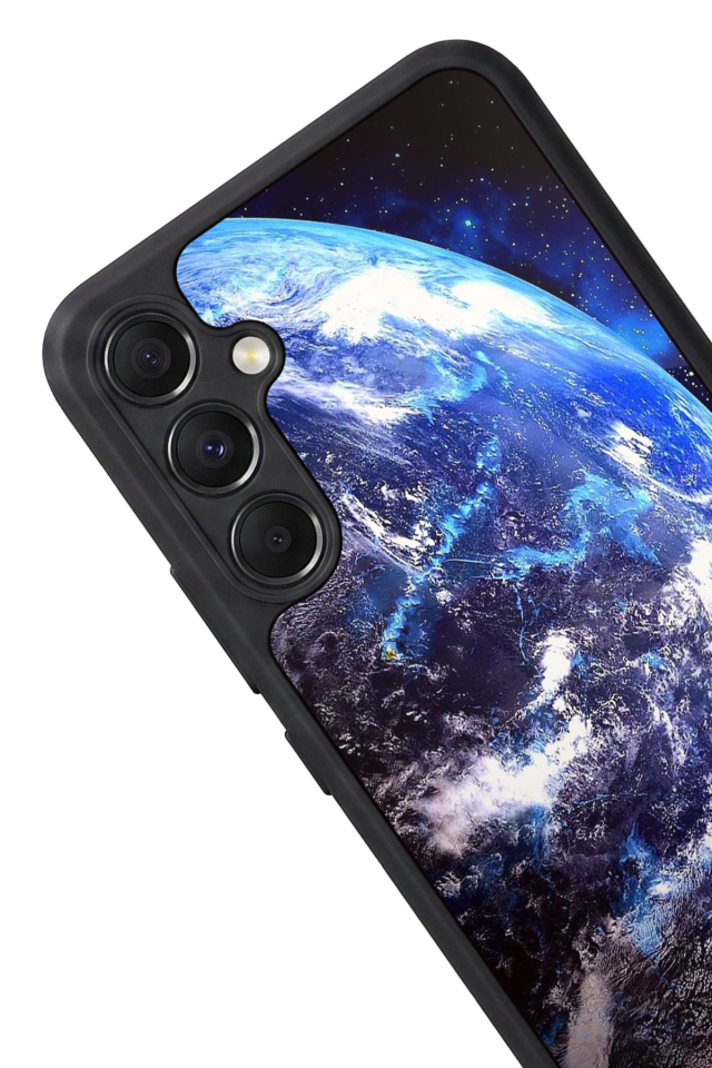 Samsung Galaxy M34 Uyumlu Ay Tasarımlı Glossy Premium Kılıf