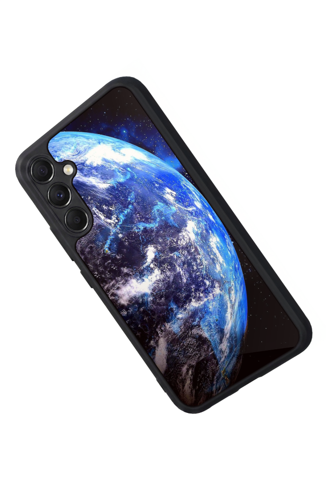 Samsung Galaxy M34 Uyumlu Ay Tasarımlı Glossy Premium Kılıf