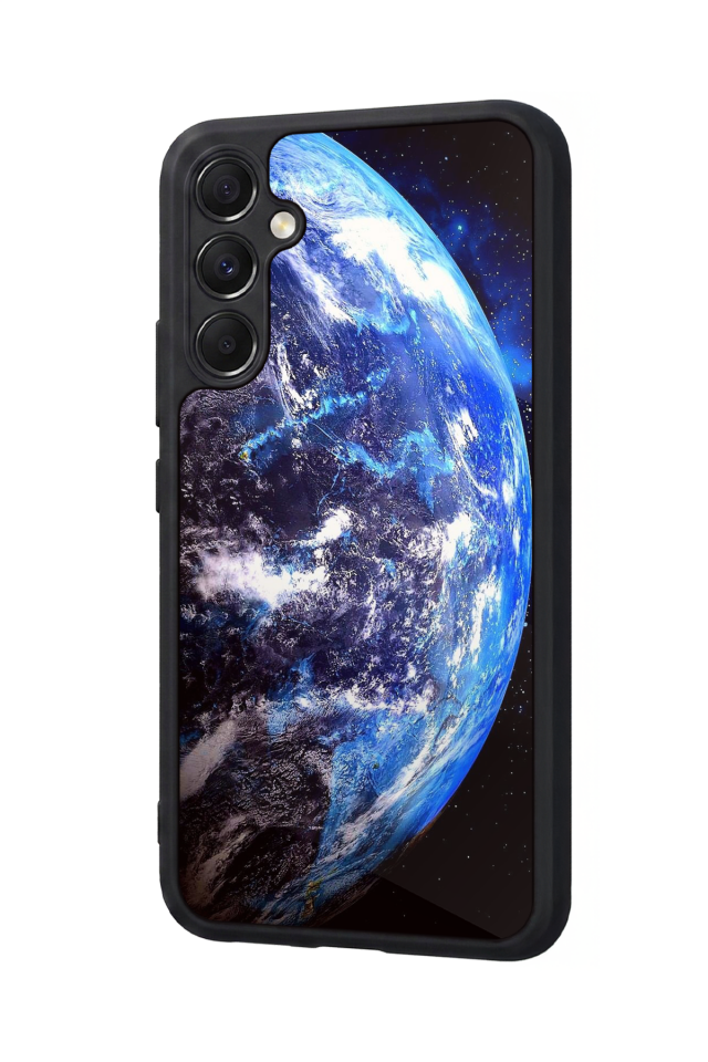 Samsung Galaxy M34 Uyumlu Ay Tasarımlı Glossy Premium Kılıf