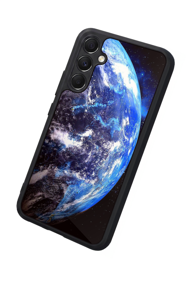 Samsung Galaxy M34 Uyumlu Ay Tasarımlı Glossy Premium Kılıf