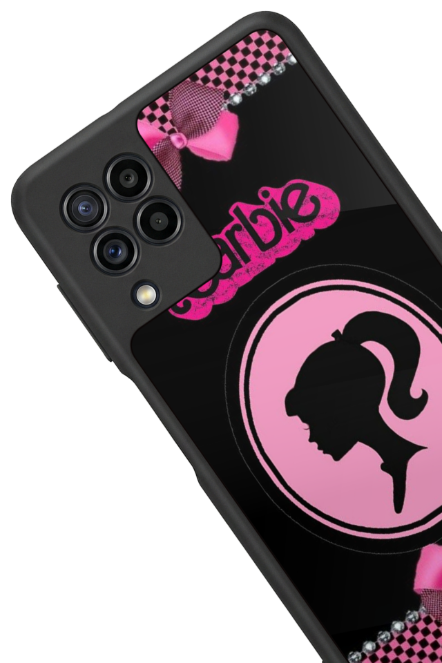 Samsung Galaxy M32 Uyumlu Barbie Tasarımlı Glossy Premium Kılıf