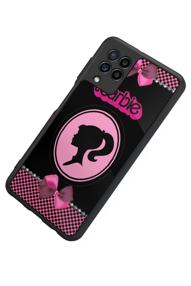 Samsung Galaxy M32 Uyumlu Barbie Tasarımlı Glossy Premium Kılıf