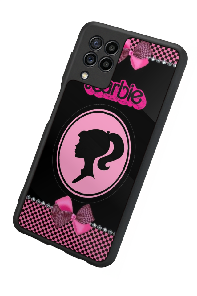 Samsung Galaxy M32 Uyumlu Barbie Tasarımlı Glossy Premium Kılıf