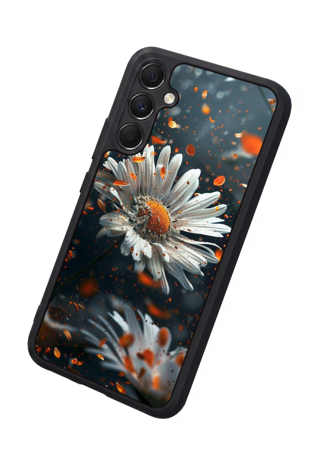 Samsung Galaxy A34 Uyumlu Cicek Tasarımlı Glossy Premium Kılıf