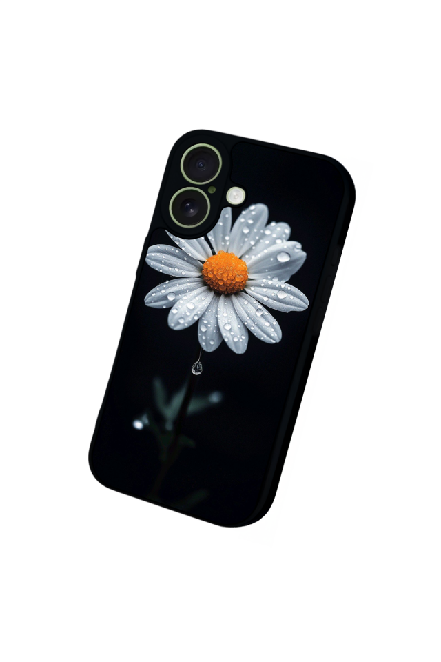 iPhone 17 Uyumlu Cicek Tasarımlı Glossy Premium Kılıf