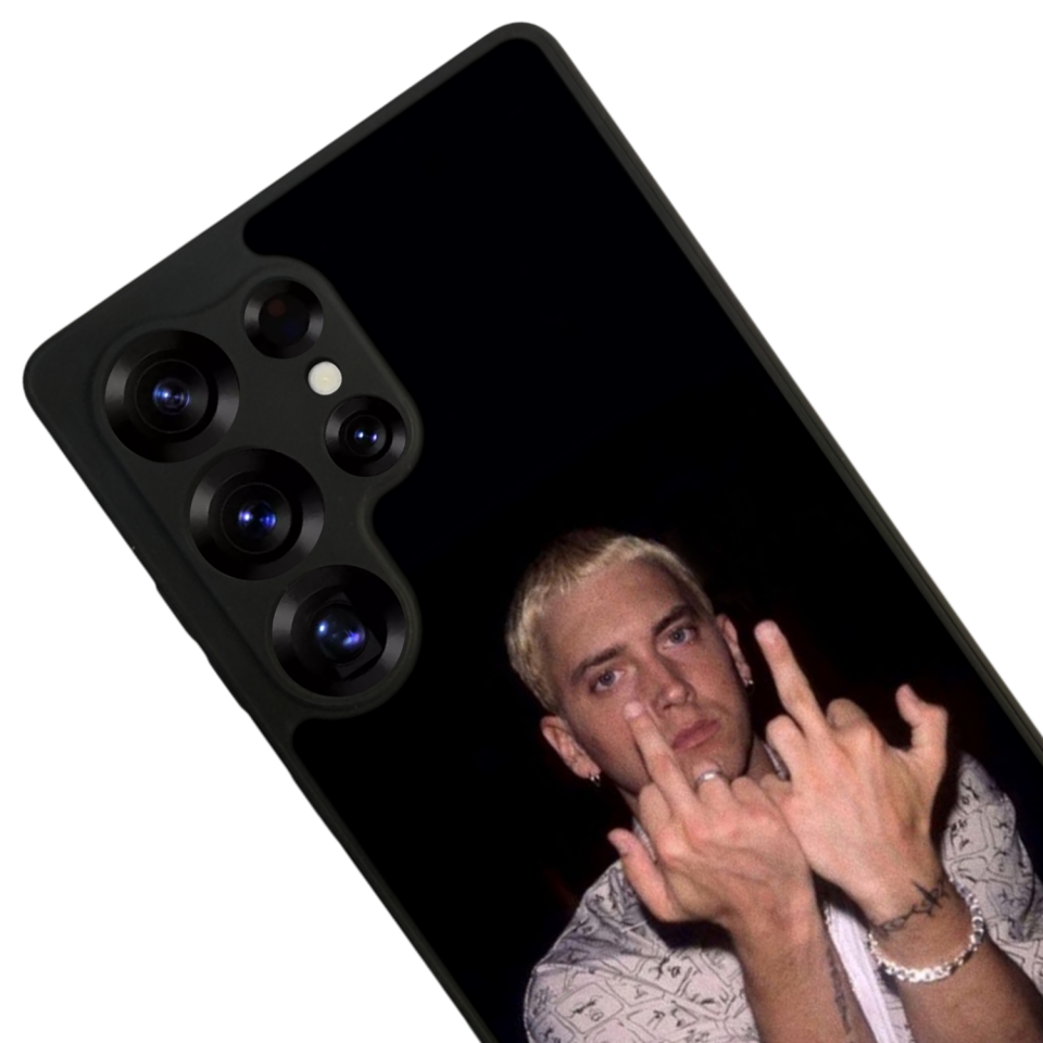 Samsung Galaxy S25 Ultra Uyumlu Eminem Tasarımlı Glossy Premium Kılıf