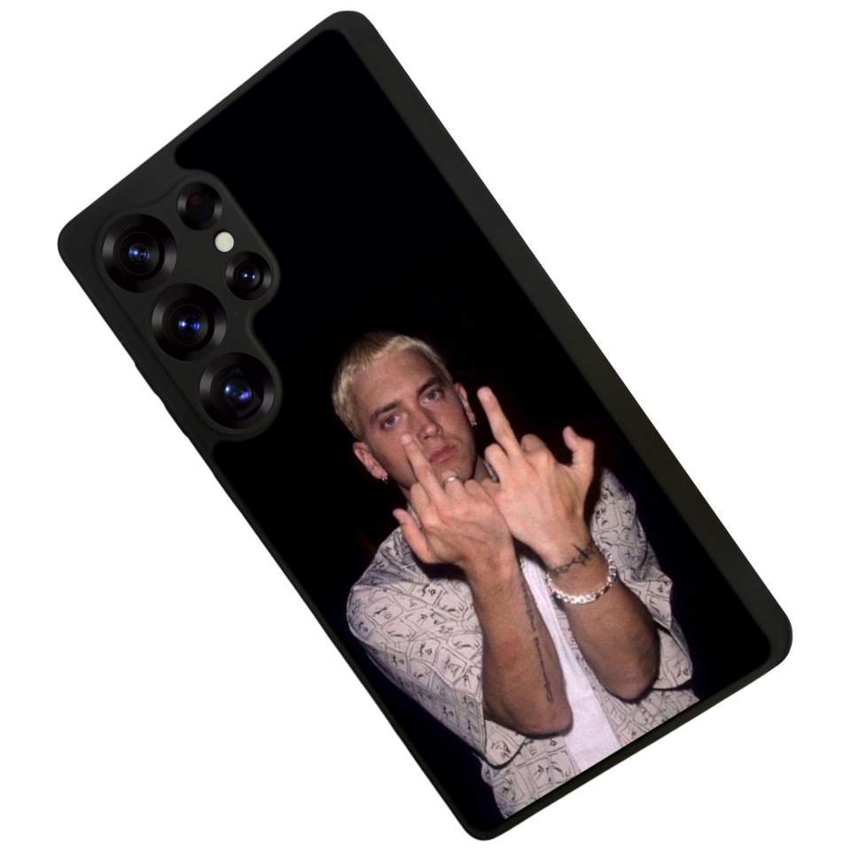 Samsung Galaxy S25 Ultra Uyumlu Eminem Tasarımlı Glossy Premium Kılıf