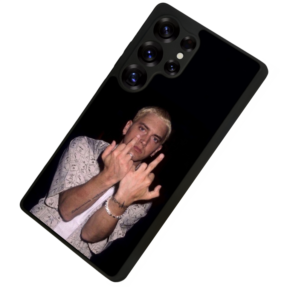 Samsung Galaxy S25 Ultra Uyumlu Eminem Tasarımlı Glossy Premium Kılıf