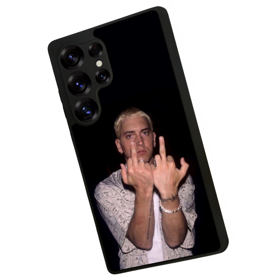 Samsung Galaxy S25 Ultra Uyumlu Eminem Tasarımlı Glossy Premium Kılıf