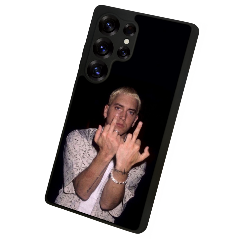Samsung Galaxy S25 Ultra Uyumlu Eminem Tasarımlı Glossy Premium Kılıf