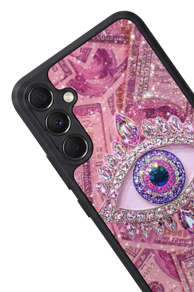 Samsung Galaxy M34 Uyumlu Göz Tasarımlı Glossy Premium Kılıf