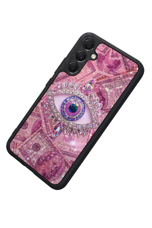 Samsung Galaxy M34 Uyumlu Göz Tasarımlı Glossy Premium Kılıf