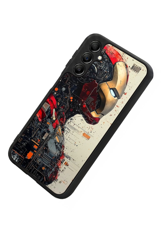 Samsung Galaxy A14 Uyumlu  Iron Man ( Demir Adam ) Tasarımlı Glossy Premium Kılıf