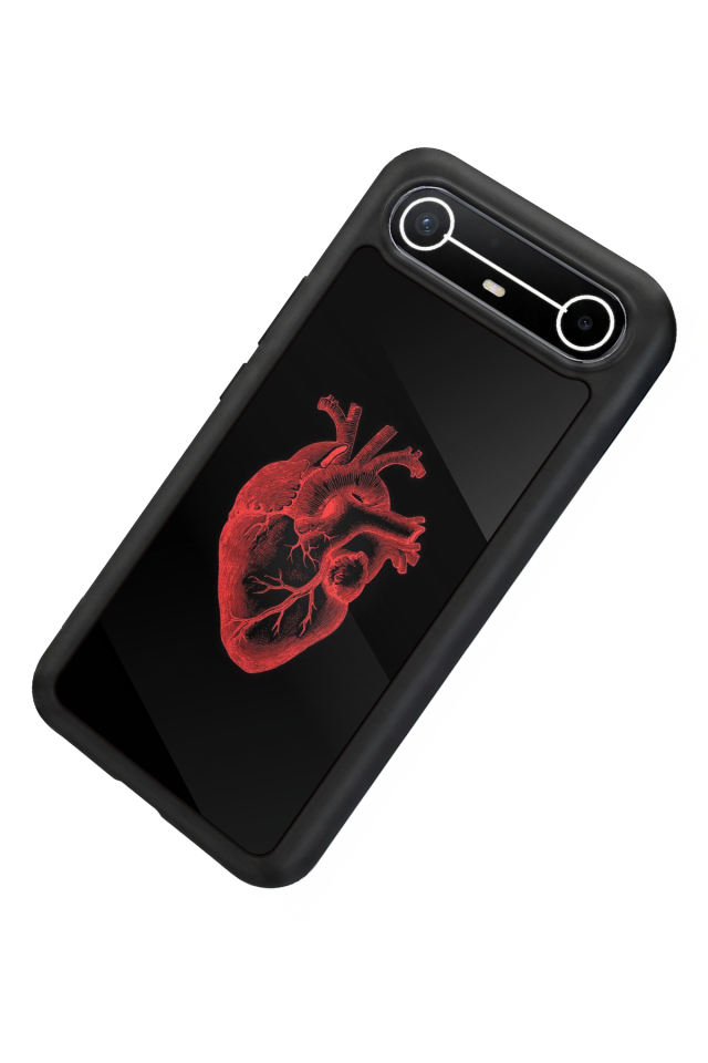 Tecno Spark Slim 5G Uyumlu Kalp Love Tasarımlı Glossy Premium Kılıf