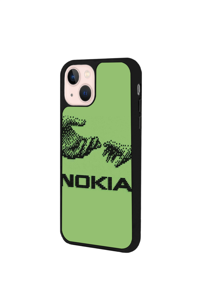 iPhone 15 Uyumlu Nokia Tasarımlı Glossy Premium Kılıf