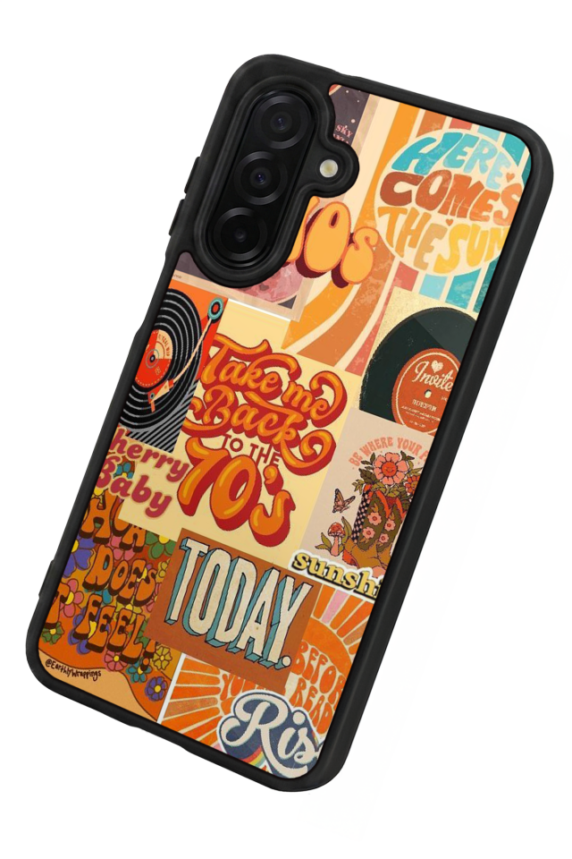 Samsung Galaxy A56 Uyumlu Poster Tasarımlı Glossy Premium Kılıf