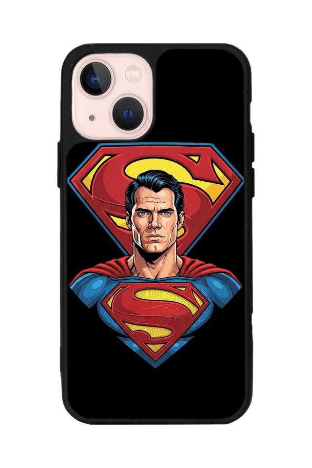 iPhone 14 Plus Uyumlu Superman Tasarımlı Glossy Premium Kılıf