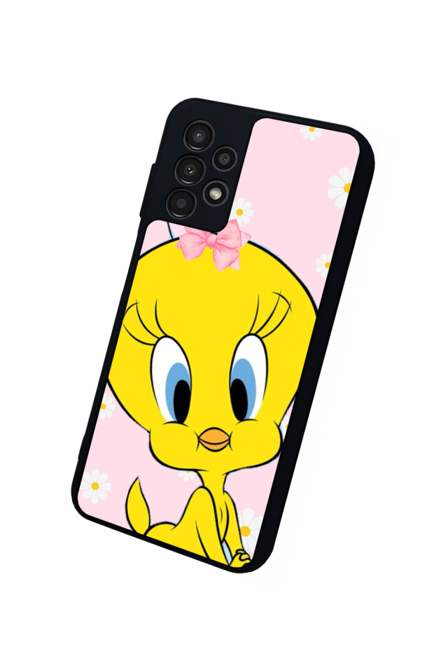 Samsung Galaxy A23 Uyumlu Tweety Tasarımlı Glossy Premium Kılıf