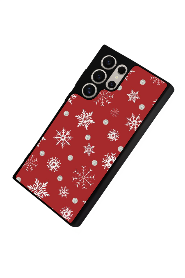 Samsung Galaxy S24 Ultra Uyumlu Yilbasi Christmas Tasarımlı Glossy Premium Kılıf