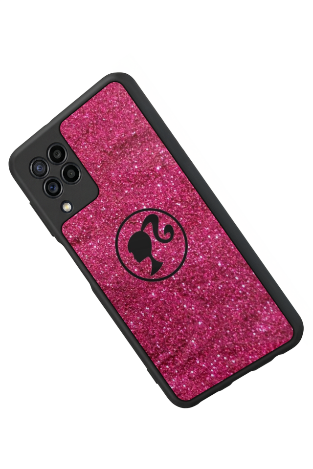 Samsung Galaxy M32 Uyumlu Barbie Tasarımlı Glossy Premium Kılıf
