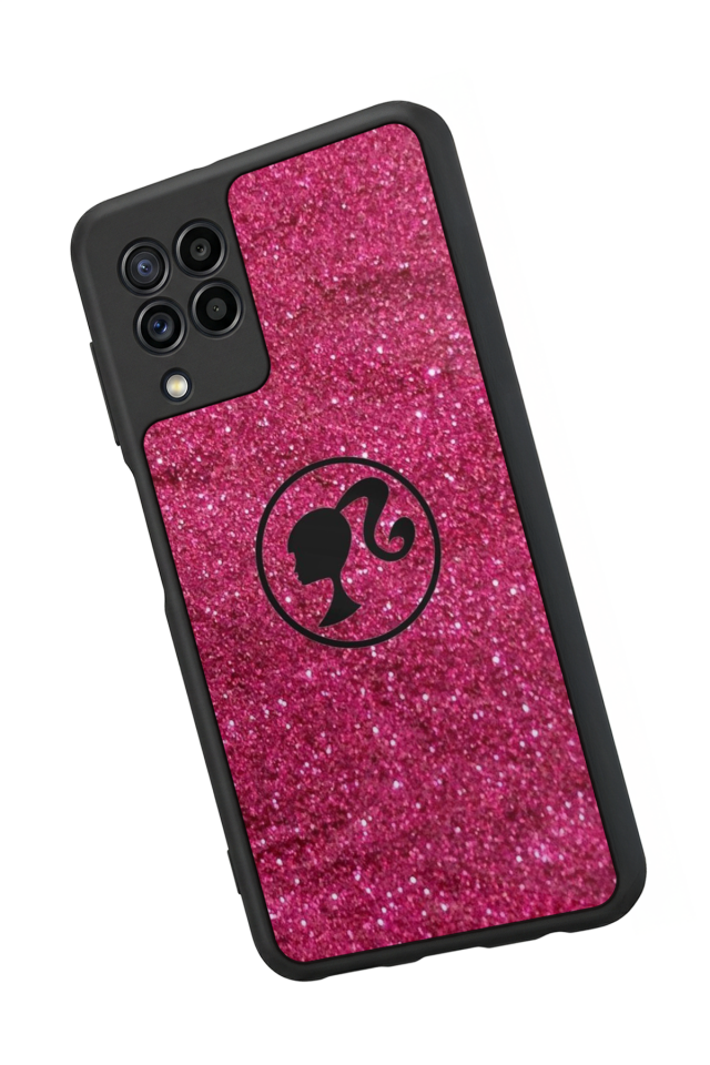 Samsung Galaxy M32 Uyumlu Barbie Tasarımlı Glossy Premium Kılıf
