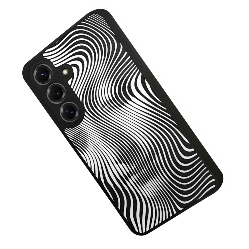 Samsung Galaxy S25 Uyumlu Çizgi Sanatı Tasarımlı Glossy Premium Kılıf