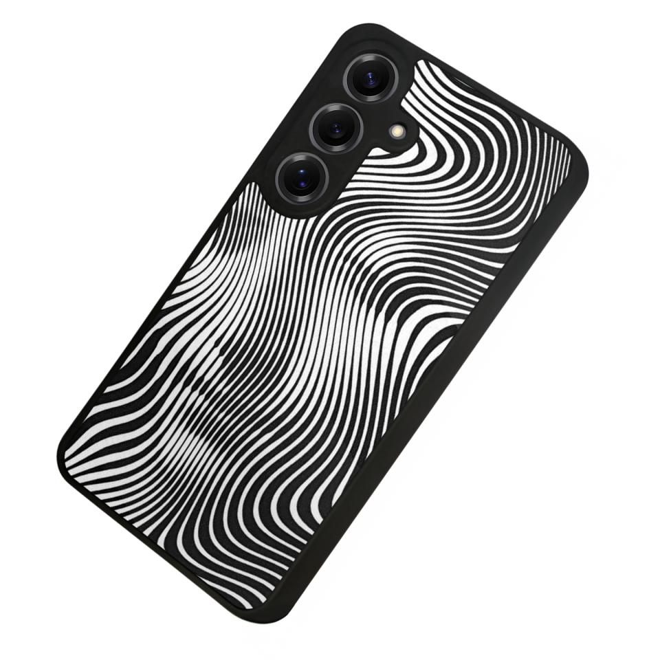 Samsung Galaxy S25 Uyumlu Çizgi Sanatı Tasarımlı Glossy Premium Kılıf