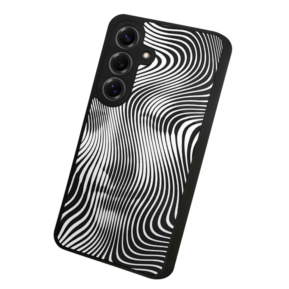 Samsung Galaxy S25 Uyumlu Çizgi Sanatı Tasarımlı Glossy Premium Kılıf