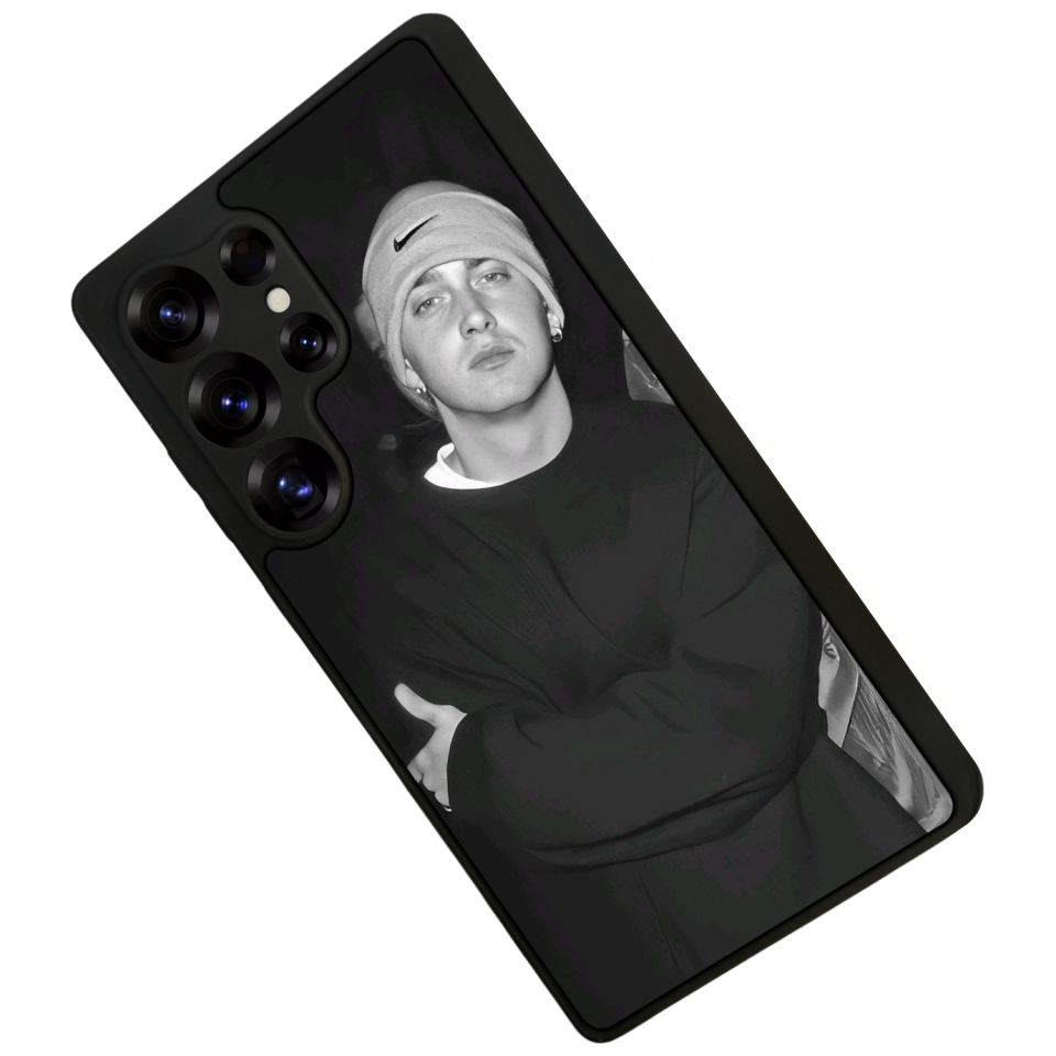 Samsung Galaxy S25 Ultra Uyumlu Eminem Tasarımlı Glossy Premium Kılıf