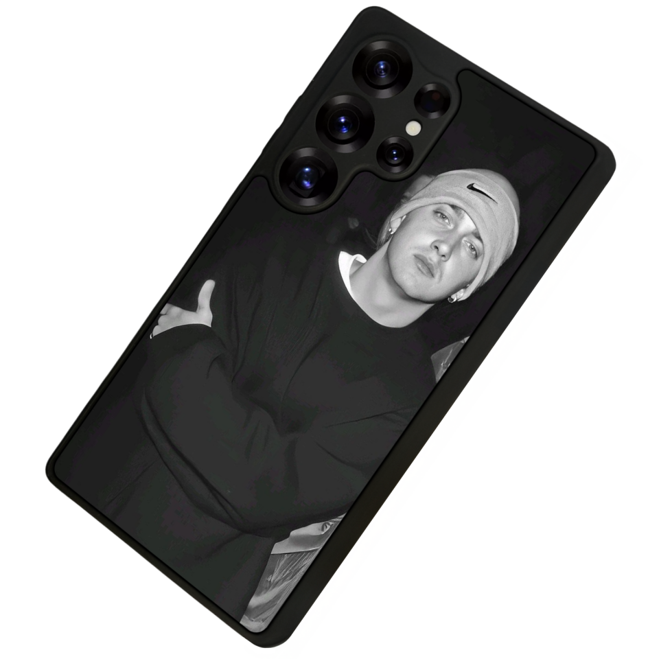 Samsung Galaxy S25 Ultra Uyumlu Eminem Tasarımlı Glossy Premium Kılıf