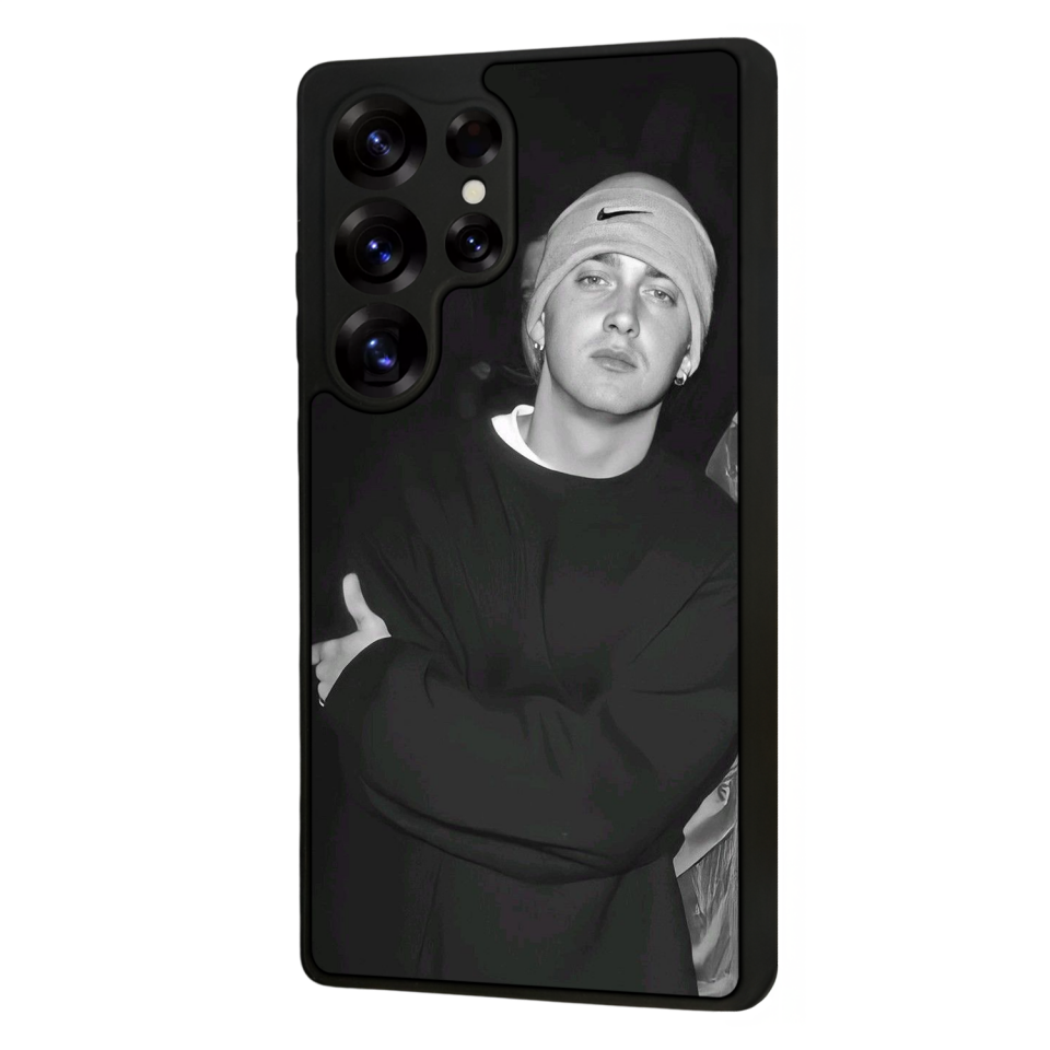Samsung Galaxy S25 Ultra Uyumlu Eminem Tasarımlı Glossy Premium Kılıf