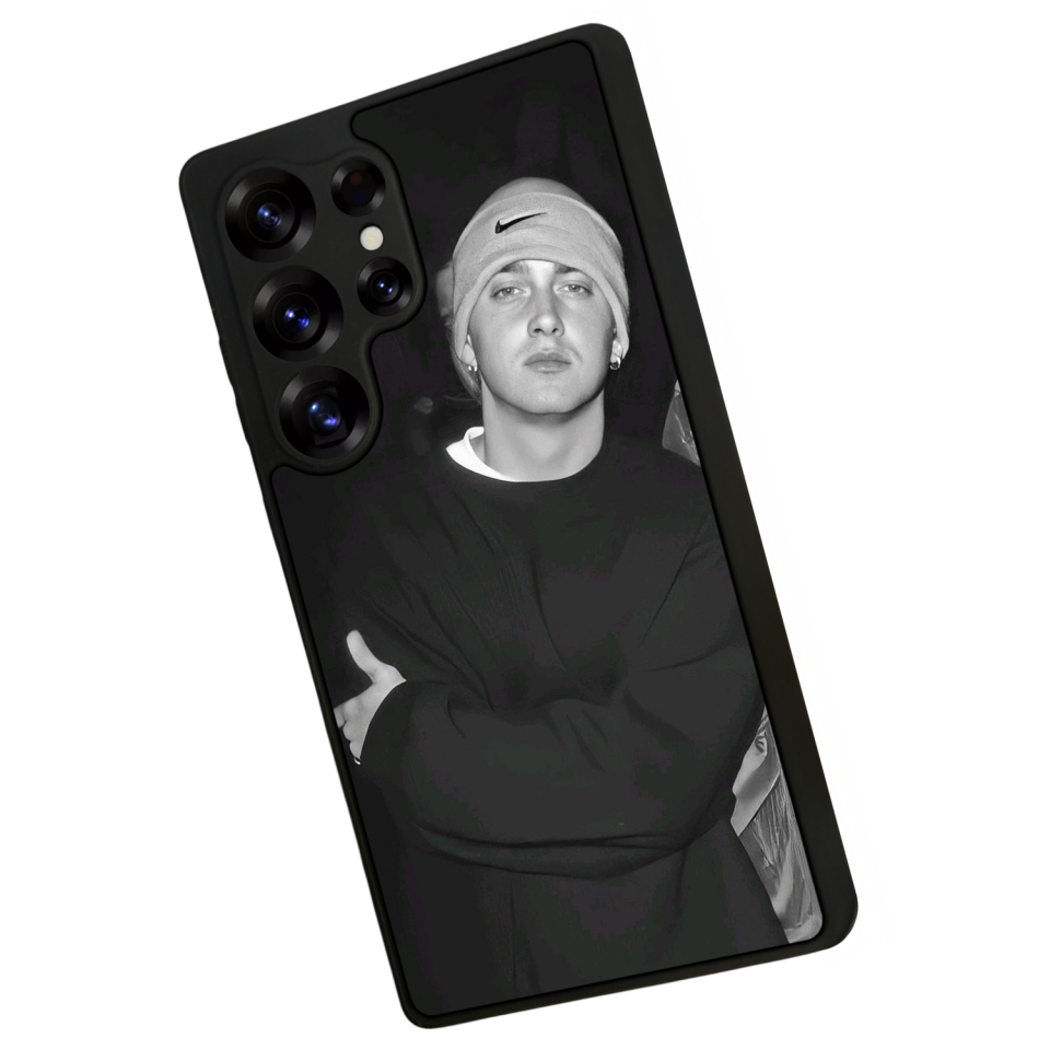 Samsung Galaxy S25 Ultra Uyumlu Eminem Tasarımlı Glossy Premium Kılıf