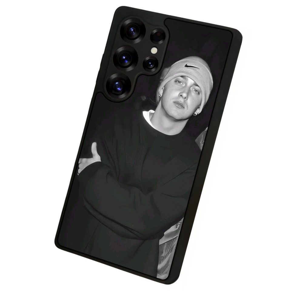 Samsung Galaxy S25 Ultra Uyumlu Eminem Tasarımlı Glossy Premium Kılıf