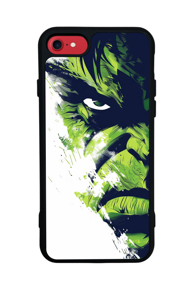 iPhone 8 Uyumlu Hulk Tasarımlı Glossy Premium Kılıf