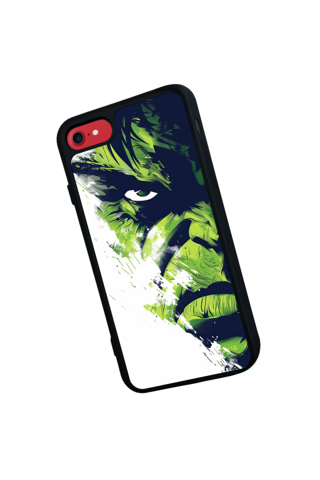 iPhone 8 Uyumlu Hulk Tasarımlı Glossy Premium Kılıf