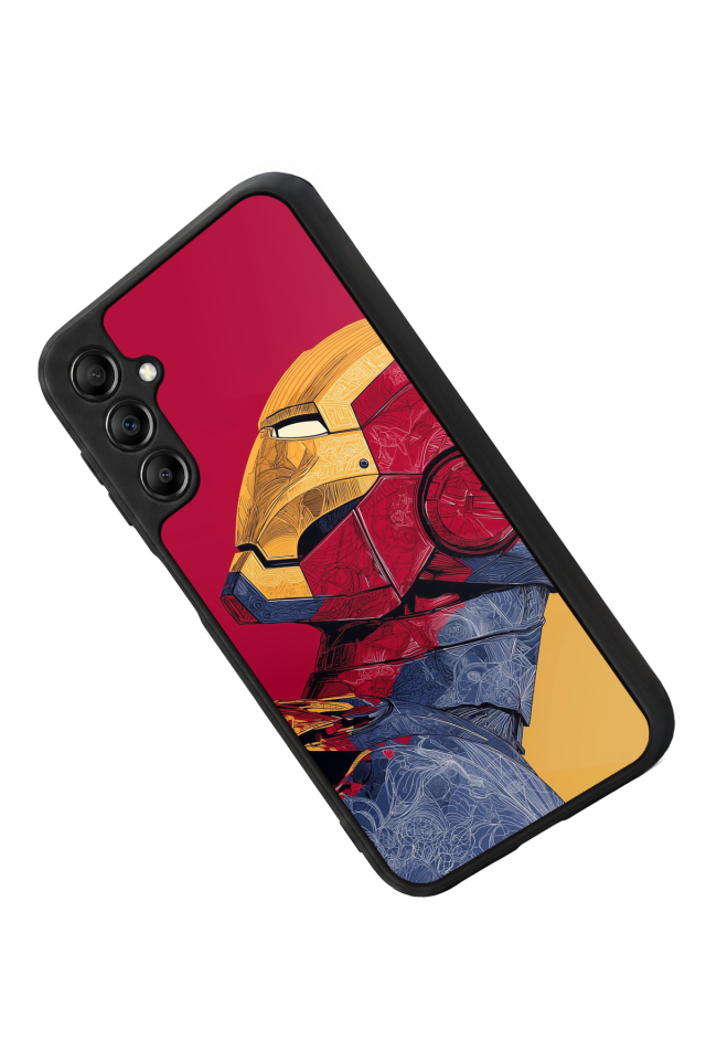 Samsung Galaxy A14 Uyumlu  Iron Man ( Demir Adam ) Tasarımlı Glossy Premium Kılıf