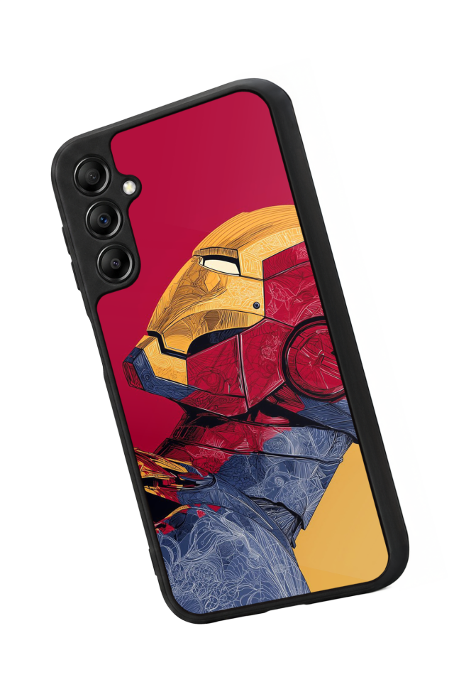 Samsung Galaxy A14 Uyumlu  Iron Man ( Demir Adam ) Tasarımlı Glossy Premium Kılıf