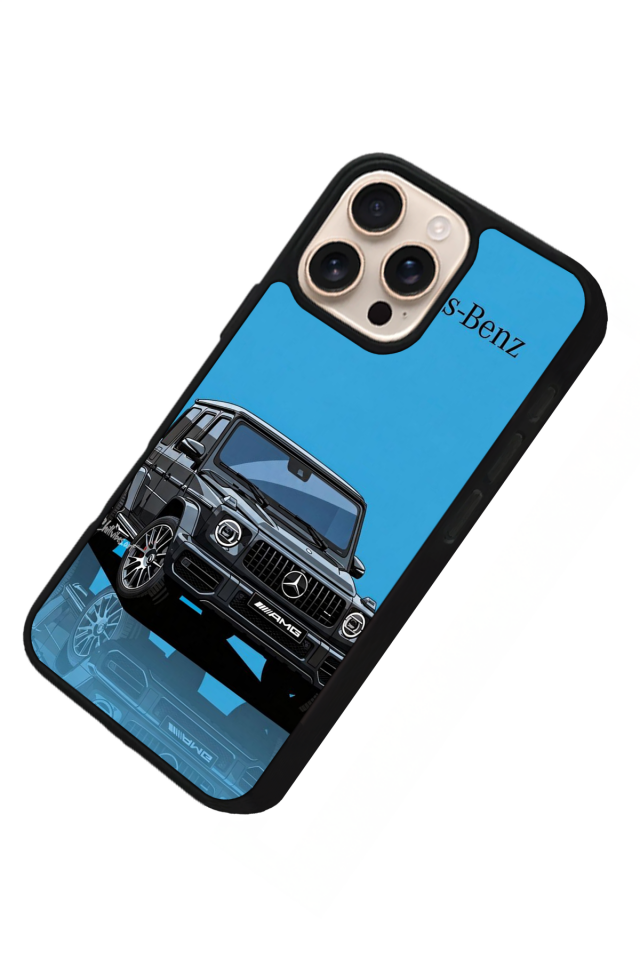iPhone 16 Pro Max Uyumlu Mercedes Tasarımlı Glossy Premium Kılıf
