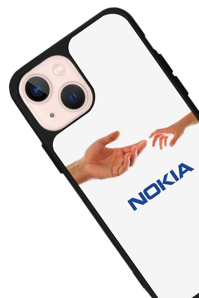 iPhone 15 Uyumlu Nokia Tasarımlı Glossy Premium Kılıf